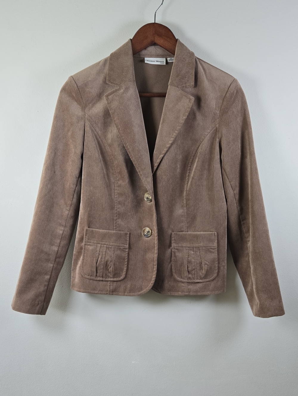 Corduroy Blazer in Brown Size 6P